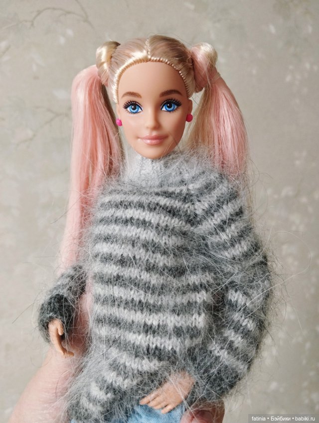 Мини-платье для кукол 1:6/1:8