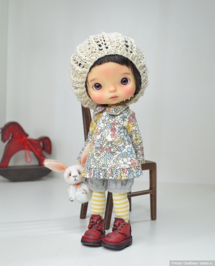 Мини заяц) — Авторские игрушки (фото 4)