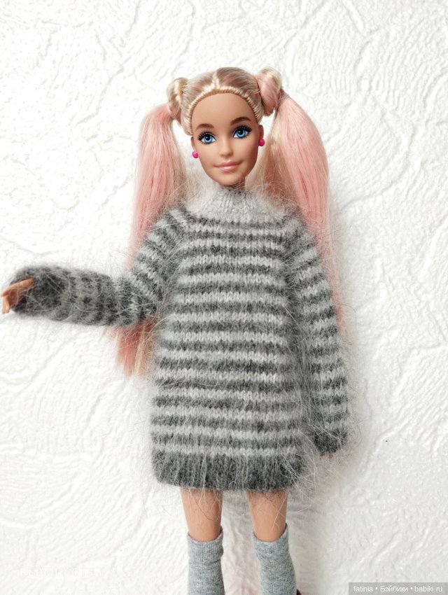 Мини-платье для кукол 1:6/1:8 (фото 2)