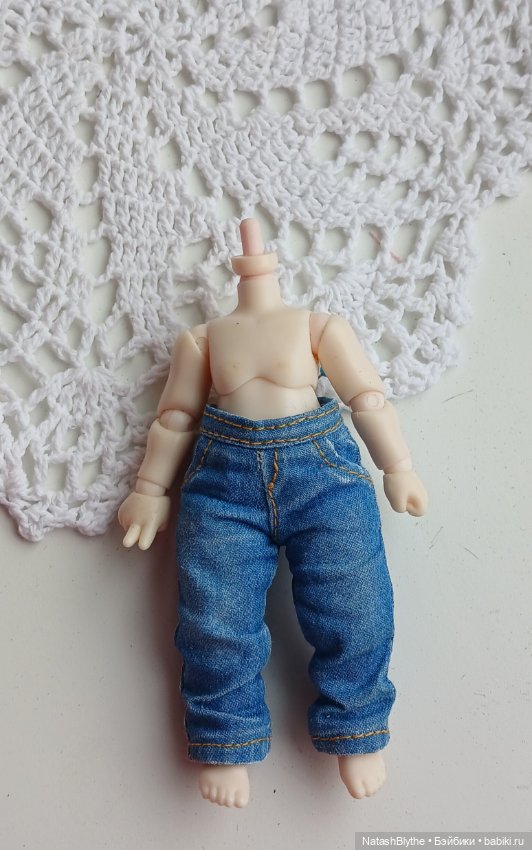 Джинсы на обитсу11 — Одежда для кукол (фото 3)