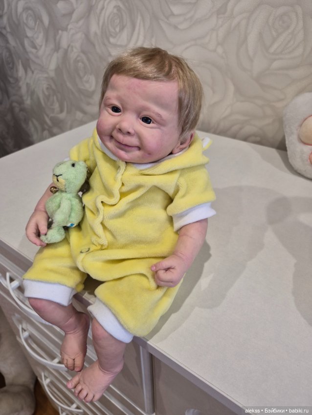 Авторская силиконовая кукла на мягком теле (фото 10)