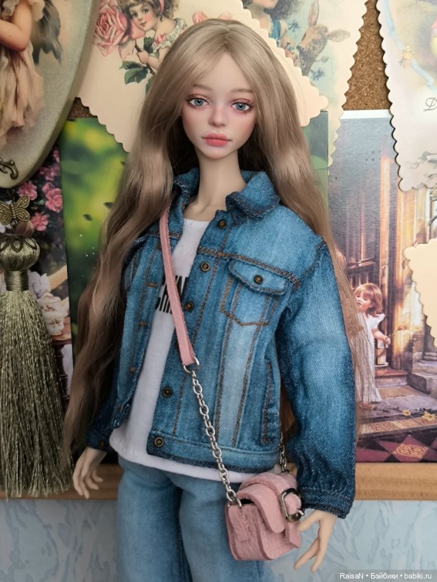 Джинсовка для кукол 28-31 см
