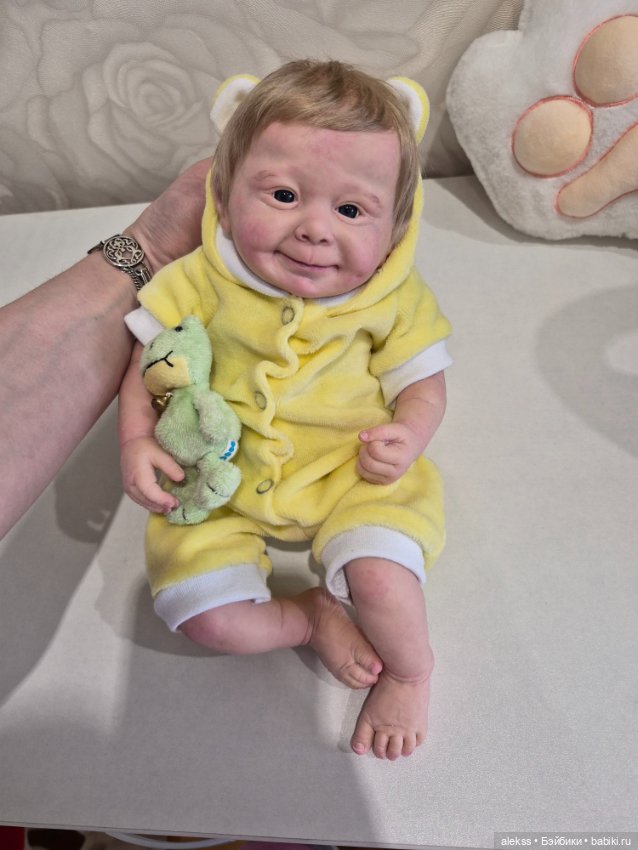 Авторская силиконовая кукла на мягком теле