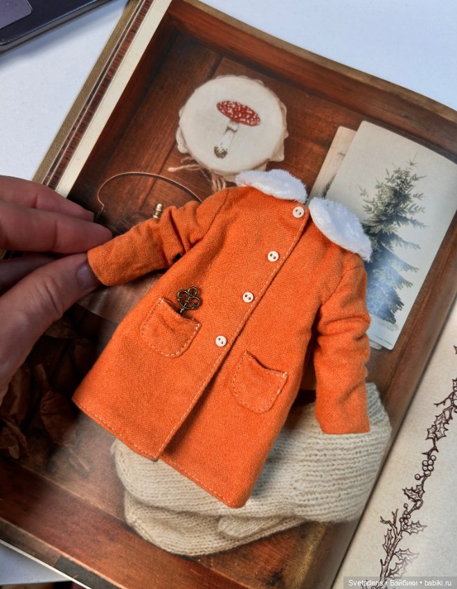 Пальто для куклы — Одежда для BJD