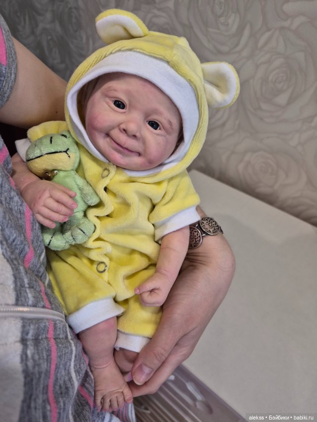 Авторская силиконовая кукла на мягком теле (фото 7)