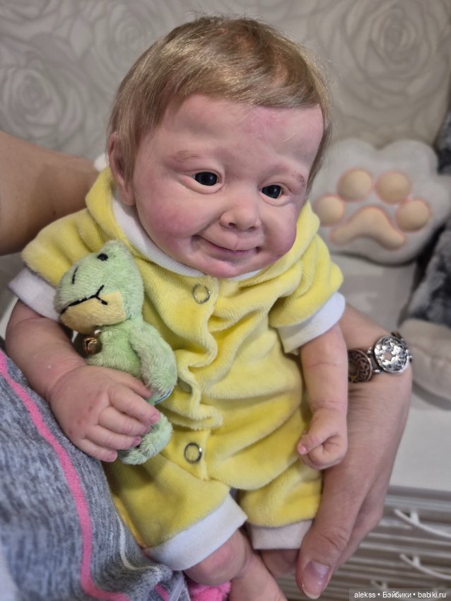 Авторская силиконовая кукла на мягком теле