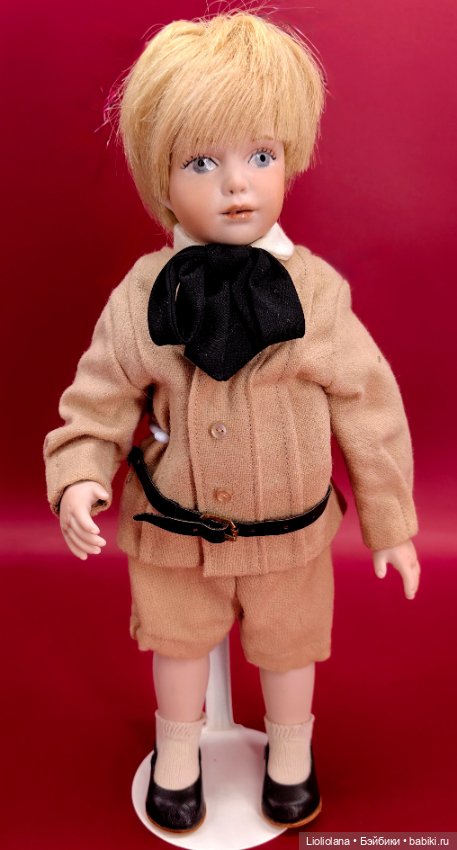 Фарфоровая кукла Майкл от Phyllis Wright США 1985 год (фото 4)