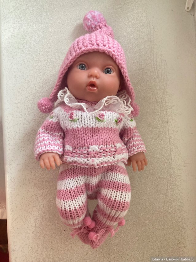 Вязанные комплекты для пупсят