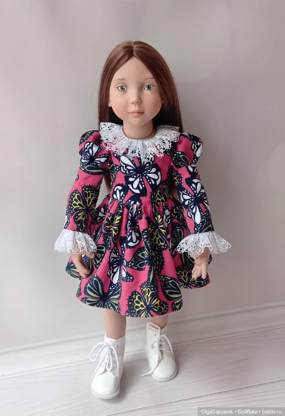 Платья из микровельвета " Бабочки" (фото 2)