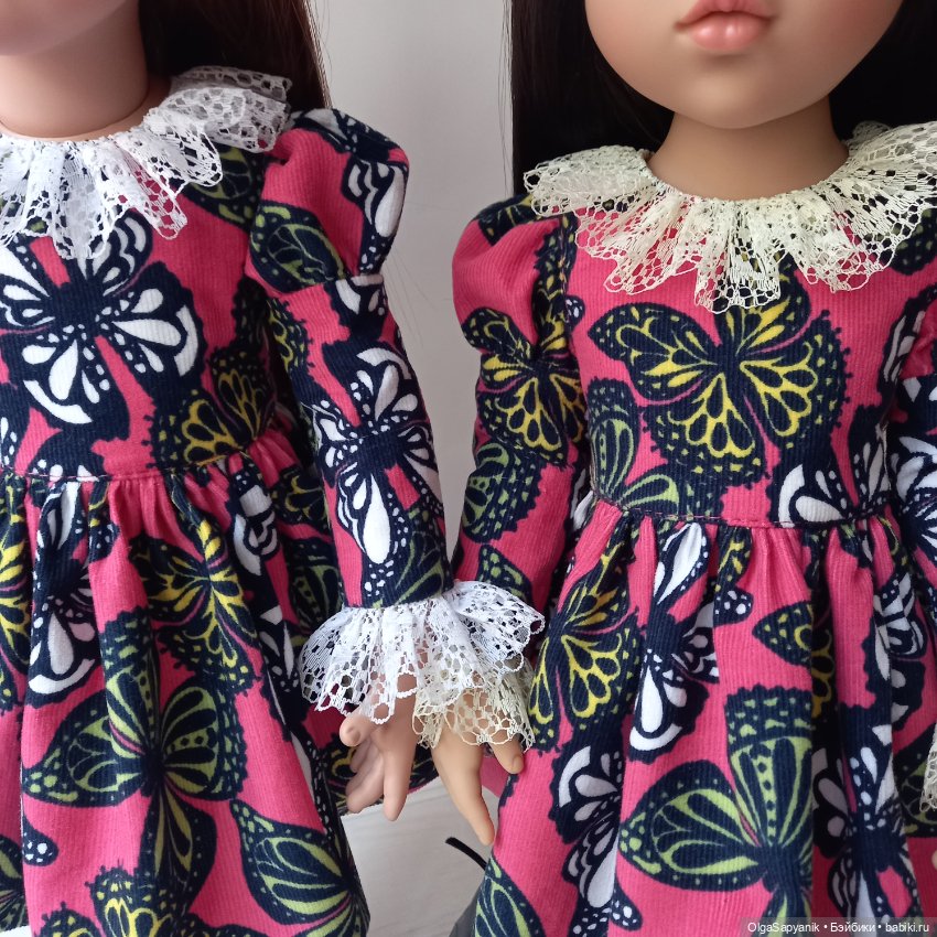 Платья из микровельвета " Бабочки" (фото 4)