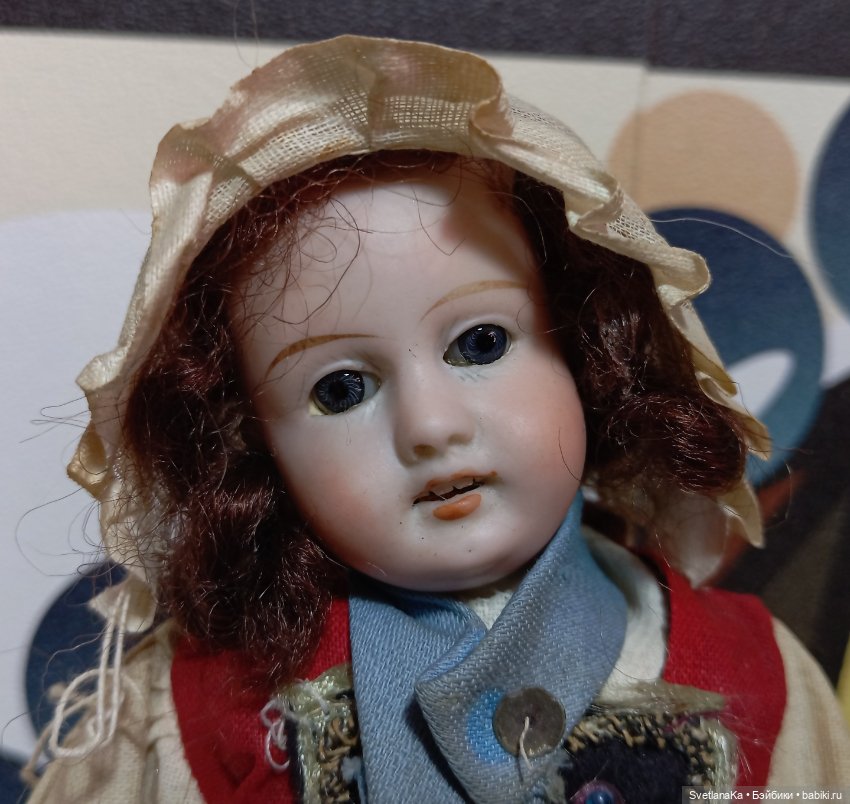 Антикварная кукла от Gebruder Kuhnlenz,молд 44-17