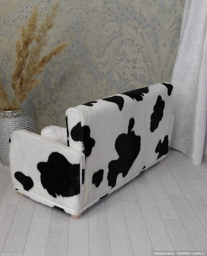 Диван "Долматин" для кукол 1:6 ( мебель) (фото 5)