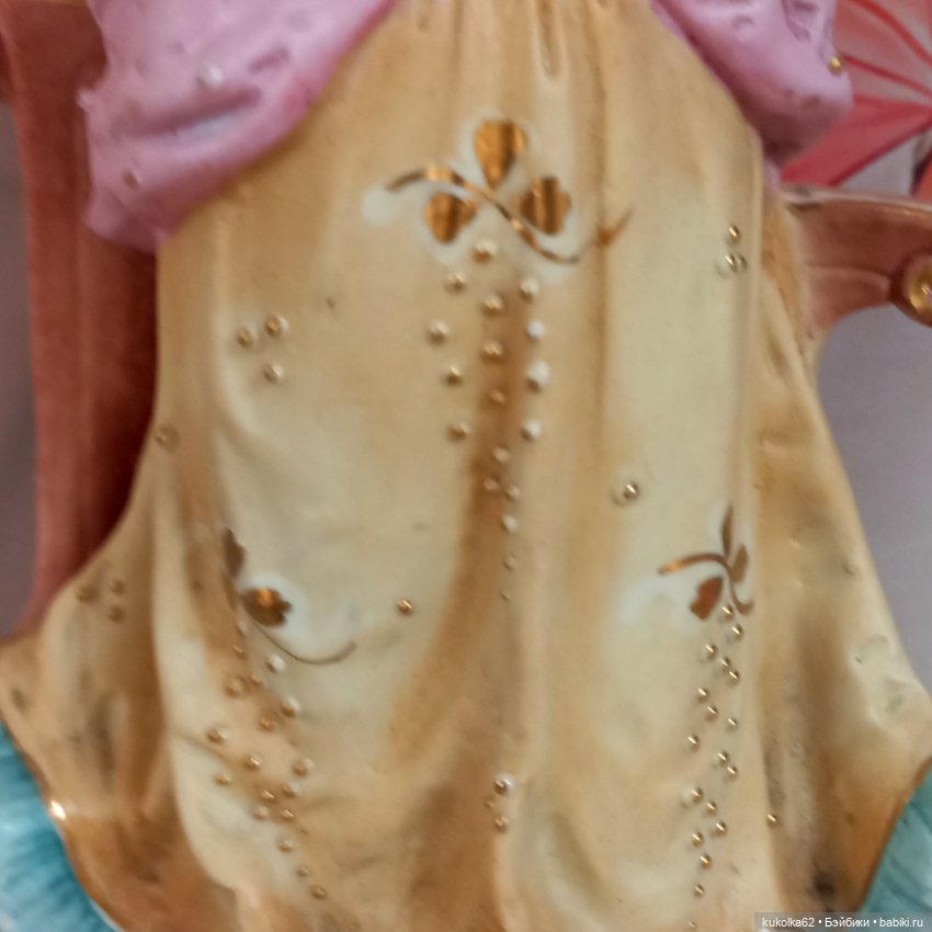 Статуэтка Девушка с букетом ( 1890г!) (фото 6)