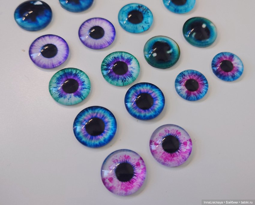 Глаза для игрушек сет — Глаза для кукол (фото 3)