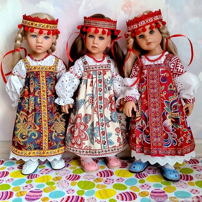 Одежда для ГОТЦ 50 см --Комплекты в русском стиле (фото 4)