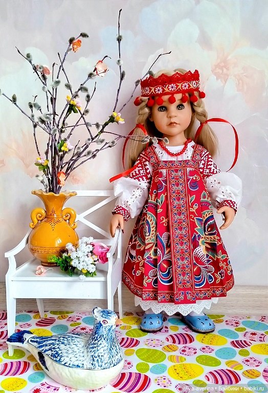 Одежда для ГОТЦ 50 см --Комплекты в русском стиле (фото 2)