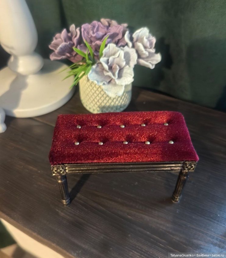 Банкетка для кукол Блайз, Барби и других (фото 4)