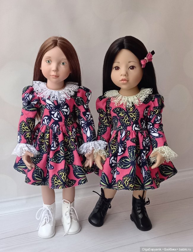 Платья из микровельвета " Бабочки"