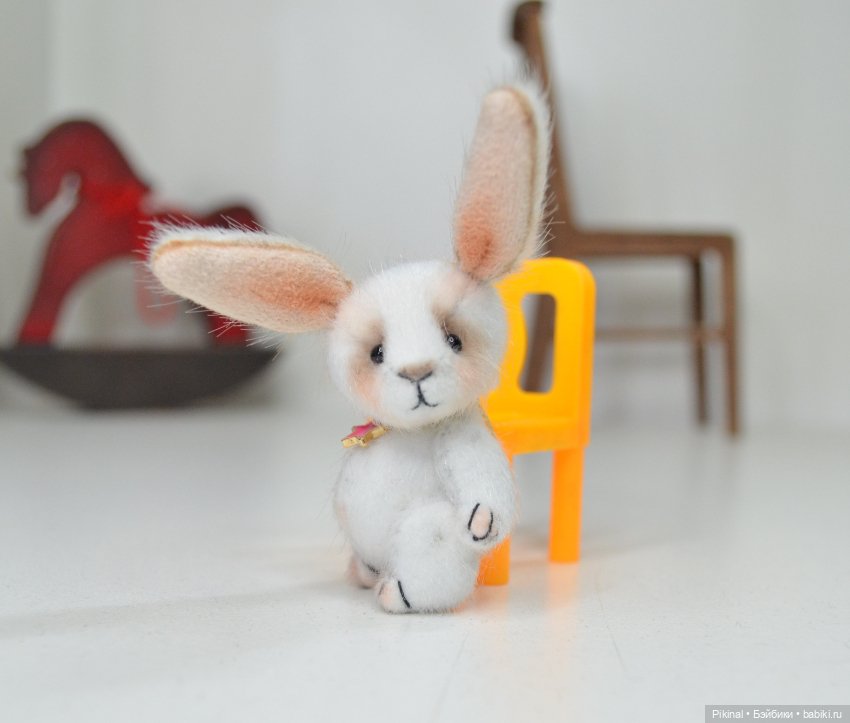 Мини заяц) — Авторские игрушки (фото 3)