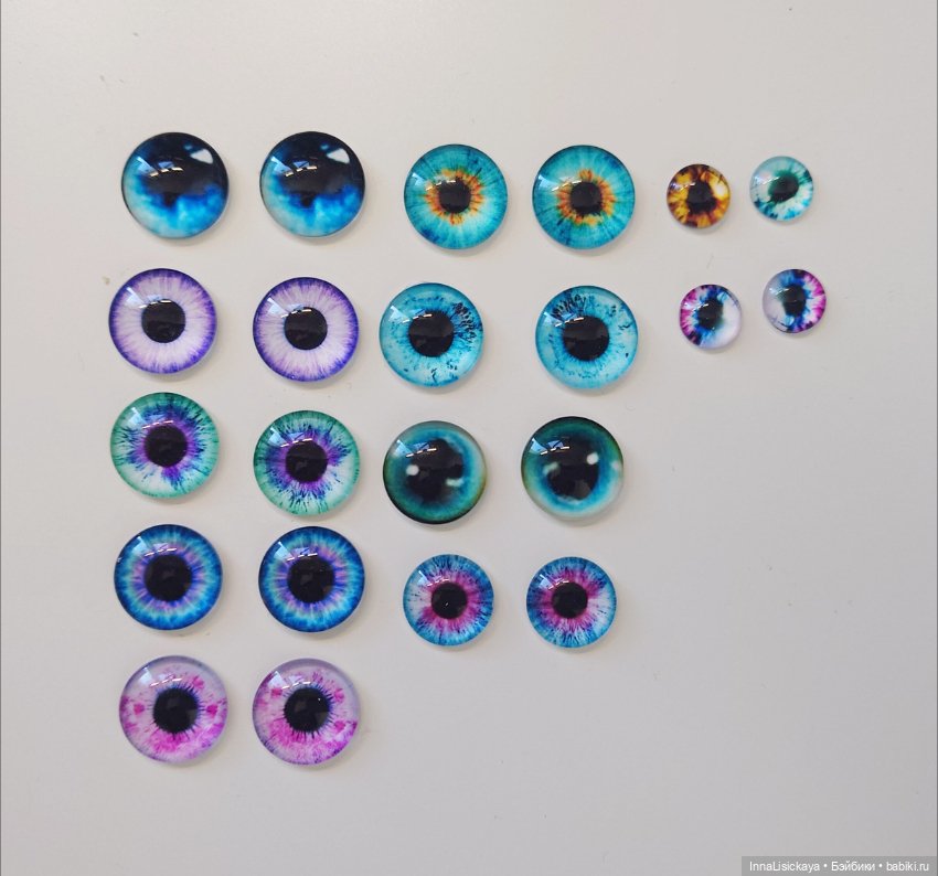 Глаза для игрушек сет — Глаза для кукол