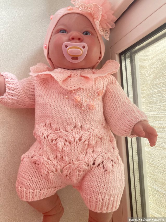 Вязанные комбинезоны из хлопка