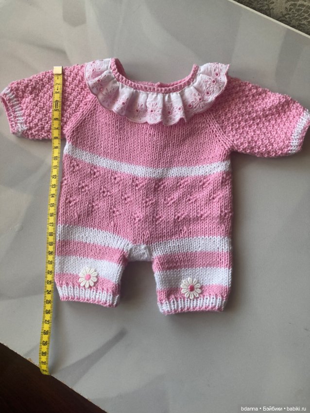 Вязанные комбинезоны из хлопка (фото 4)