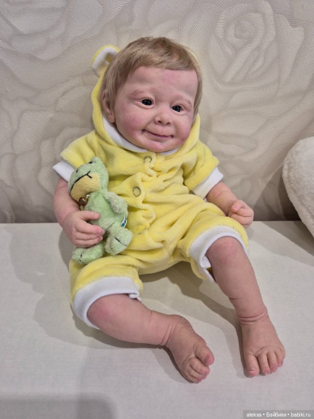 Авторская силиконовая кукла на мягком теле (фото 3)