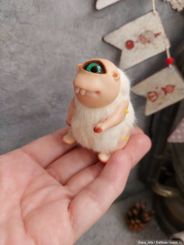 Зефир циклоп — Авторские игрушки (фото 3)