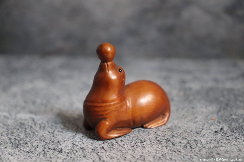 Нэцкэ "Тюлень" — Статуэтки (фото 2)
