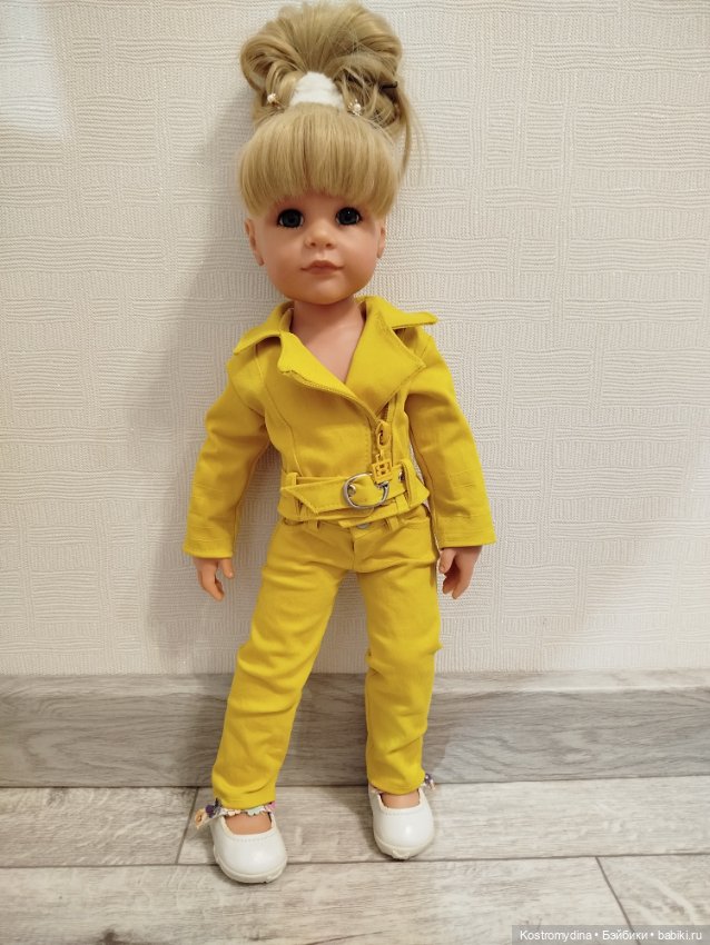 Джинсы и косухи для кукол готц