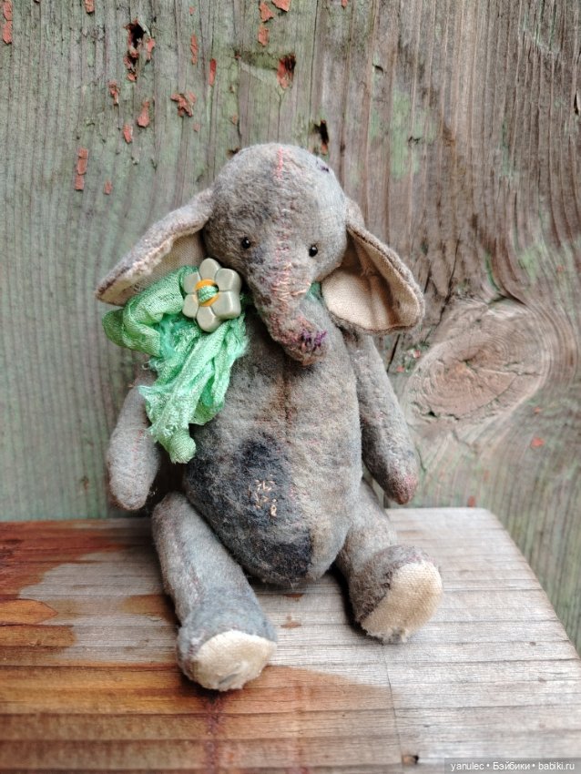 Слоник в стиле Тедди — Авторские игрушки (фото 6)