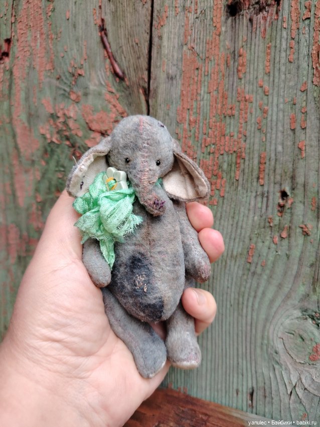 Слоник в стиле Тедди — Авторские игрушки (фото 8)