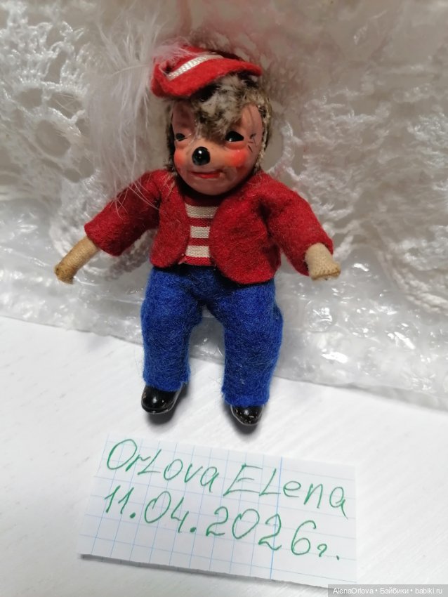 Кукла, фигурка Ёжик Мекки Mecki