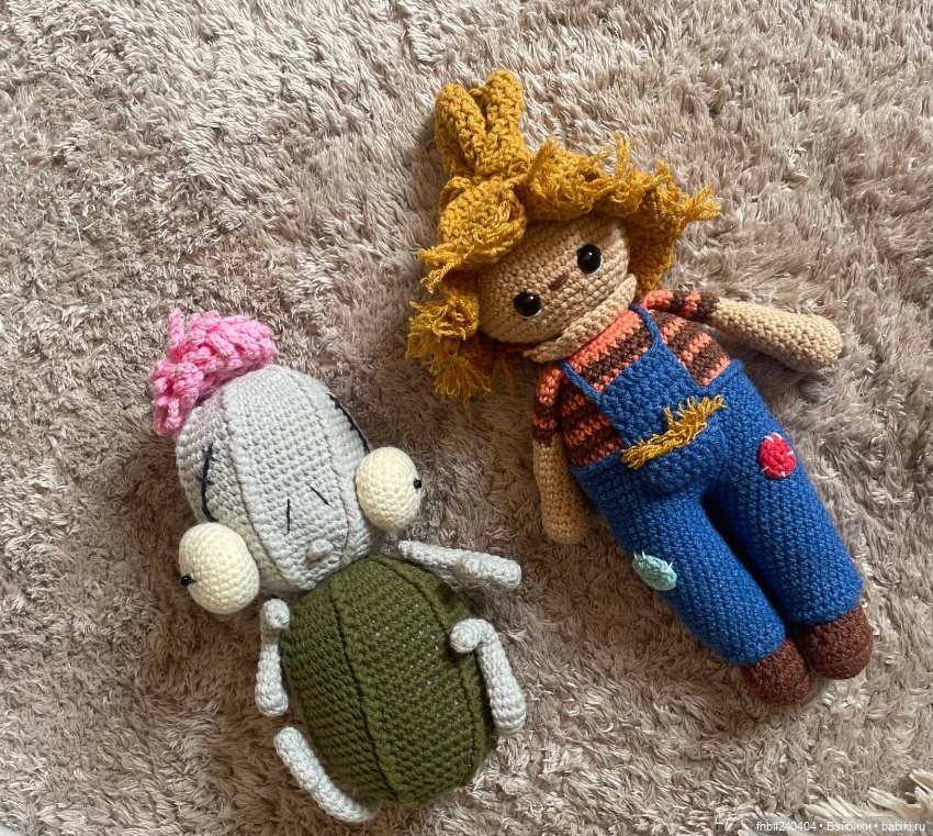 Вязаные игрушки ручной работы