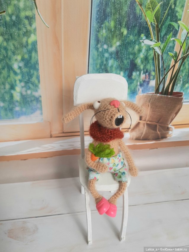 Кролик и лягушонок — Авторские игрушки (фото 7)