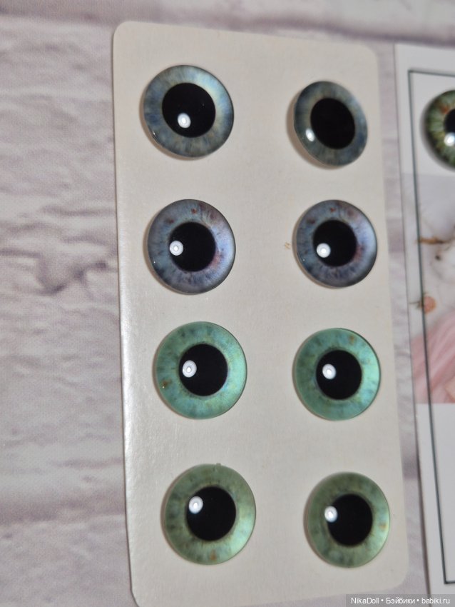 Стеклянные глазные чипы для Blythe (фото 4)