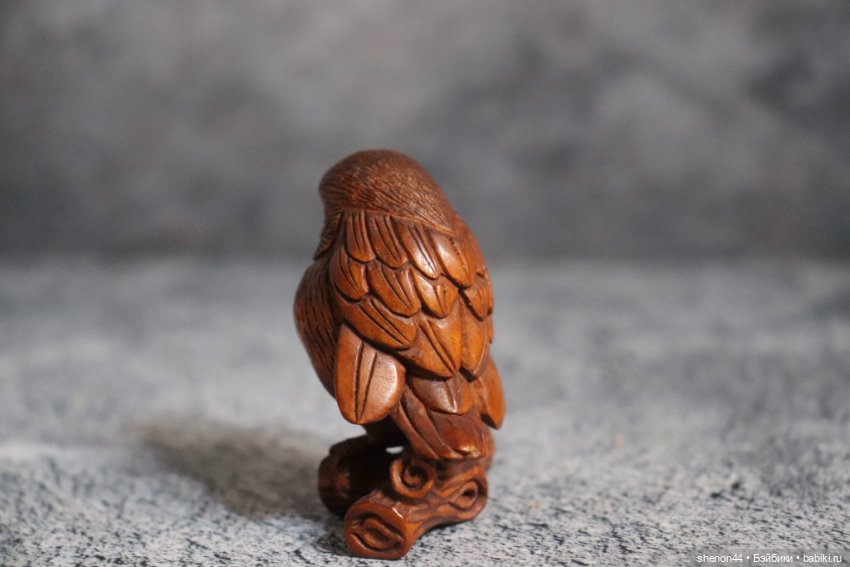 Нэцкэ "Снегирь на ветке" — Статуэтки (фото 4)