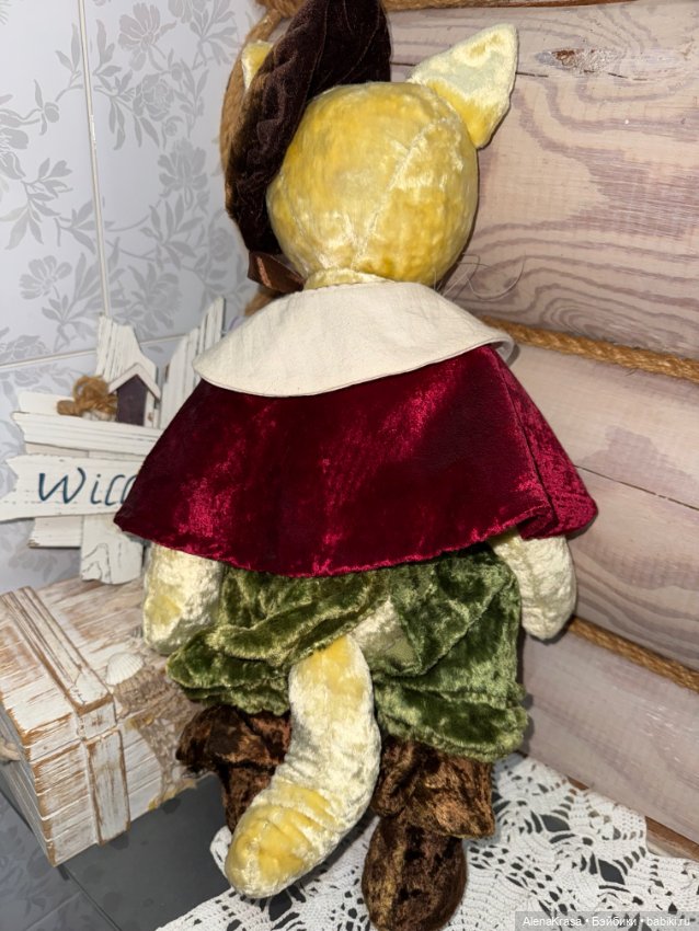 Кот в сапогах плюш СССР — Авторские игрушки (фото 4)