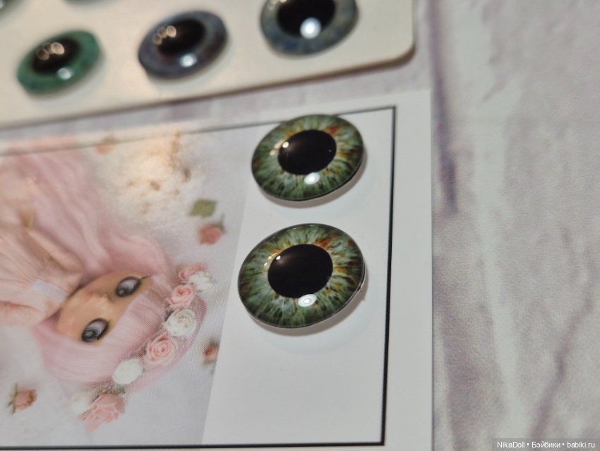 Стеклянные глазные чипы для Blythe (фото 2)