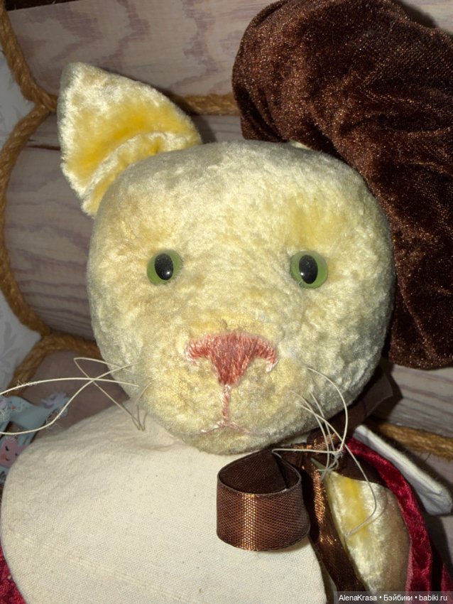 Кот в сапогах плюш СССР — Авторские игрушки