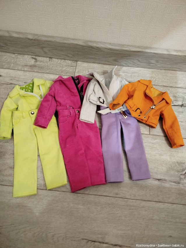 Джинсы и косухи для кукол готц (фото 6)