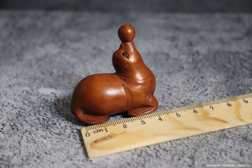 Нэцкэ "Тюлень" — Статуэтки (фото 5)