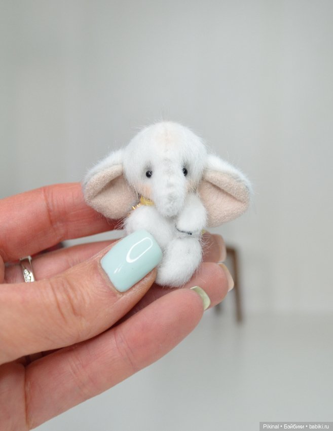 Мини слоник) — Авторские игрушки (фото 5)