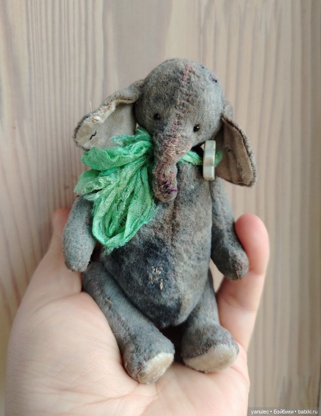 Слоник в стиле Тедди — Авторские игрушки