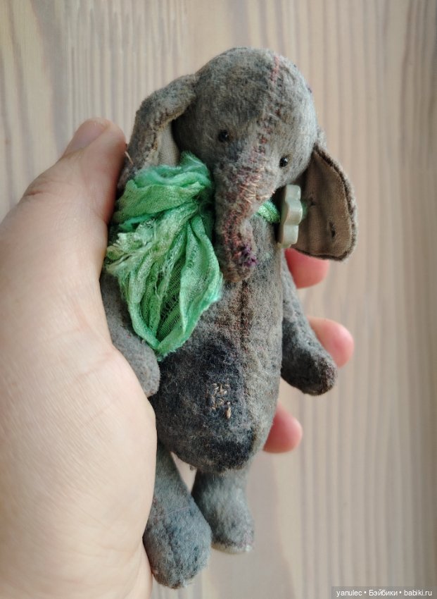 Слоник в стиле Тедди — Авторские игрушки (фото 2)