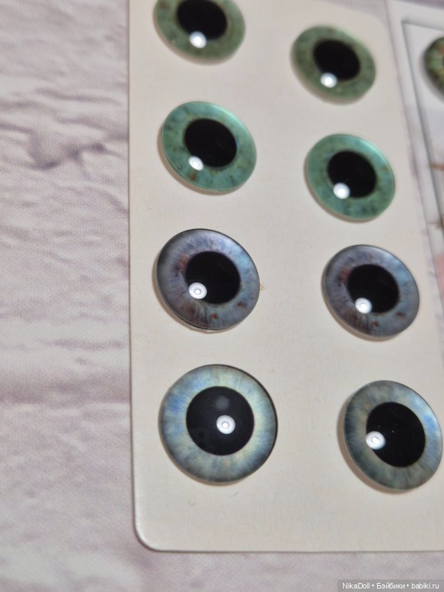 Стеклянные глазные чипы для Blythe (фото 3)