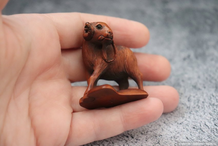 Нэцкэ "Баран" . Винтаж — Статуэтки (фото 5)