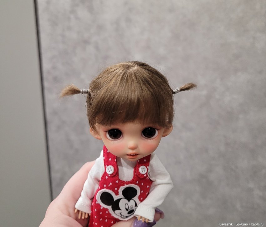 Парик для кукол AWEN, размер 6-7 (фото 2)