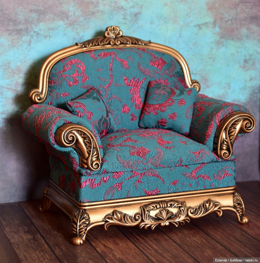 Кукольное кресло — Кукольная мебель (фото 5)