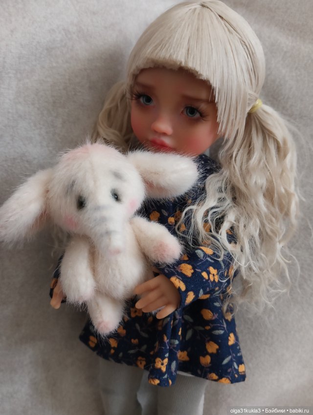 Лот игрушек для кукол. Кот и слоник (фото 2)